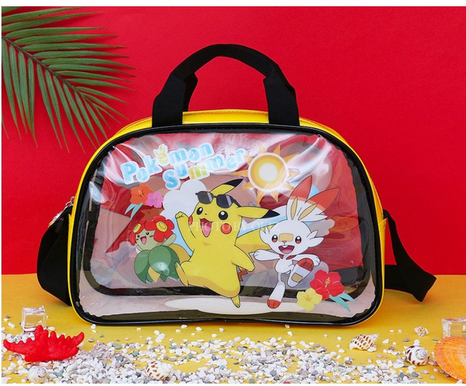 포켓몬 아동 투명 수영 가방 비치백 물놀이 가방