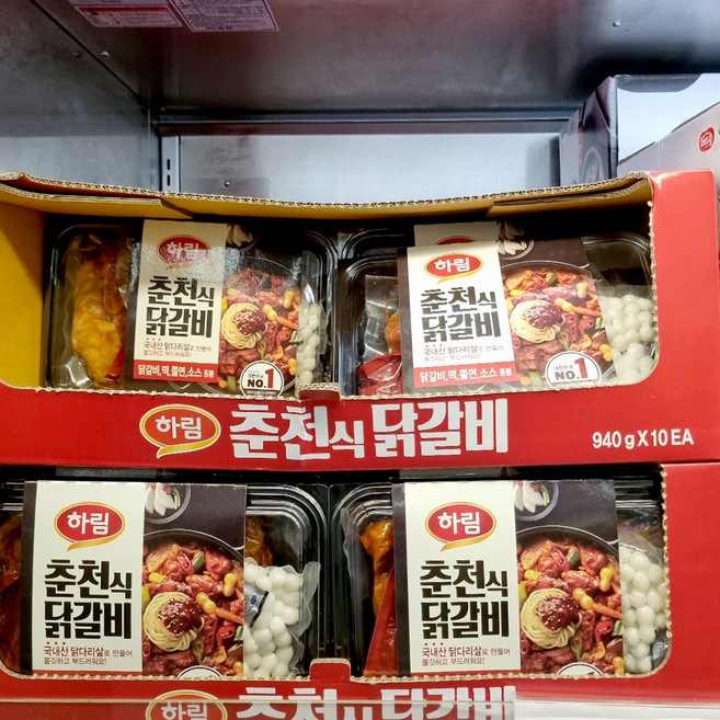 하림 춘천식 닭갈비 940g 코스트코 냉장 캠핑요리, 1개