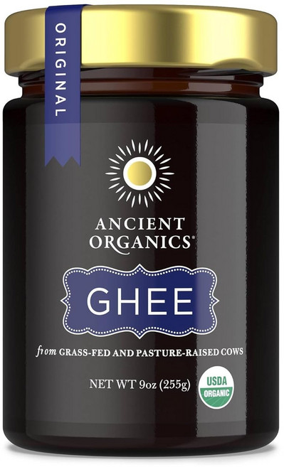 Ancient Organics 기 버터 236ml 1팩 Ancient Organics Ghee Organic Grass Fed Ghee Butter – Gluten, 1개