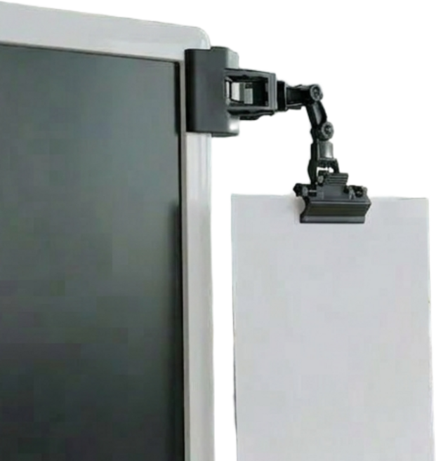 비쥬마켓 모니터 문서 클립 서류집게 노트북클립, 1세트, 프리미엄_블랙(11개)