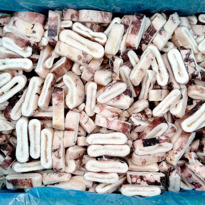 냉동 오징어링 4kg 소사이즈 튀김 짬뽕 절단 도매 벌크 손질 업소용, 1개