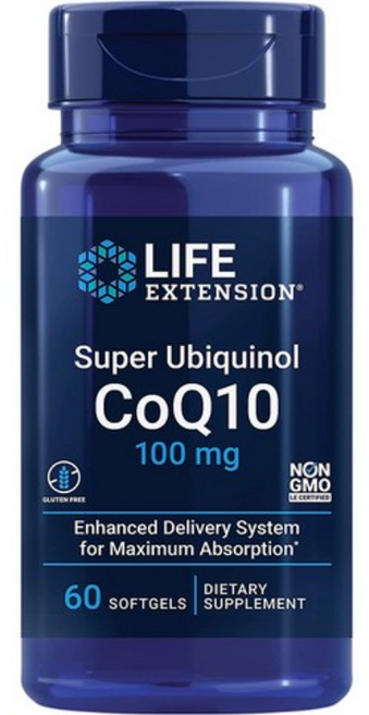 라이프익스텐션 슈퍼 유비퀴놀 CoQ10 100mg 소프트젤, 60정, 1개