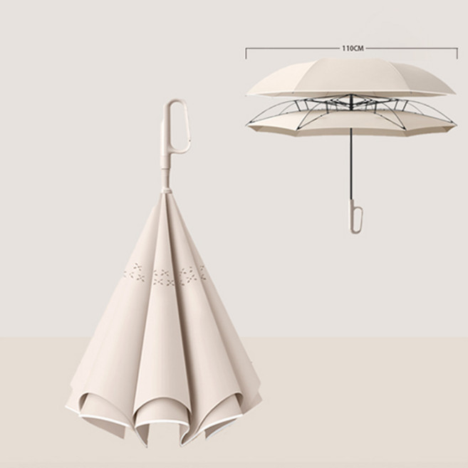 LUMANOKI 최신형 튼튼2겹 110cm 거꾸로우산 자동우산 고급우산 KL-250302