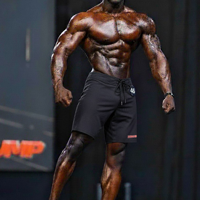 [METROMUSCLEWEAR] 국산 피트니스대회 피지크보드쇼트 경기복 (4706)