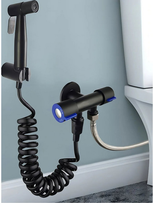 304 스테인리스 스틸 스프레이 건 화장실 수도꼭지 압력 노즐 및 욕실 세척 청소용, 03 heise-sktz