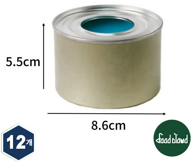 뷔페 보온용 고체연료 250g 1box 12개 미니화로 착화체 캠핑 불쏘시개