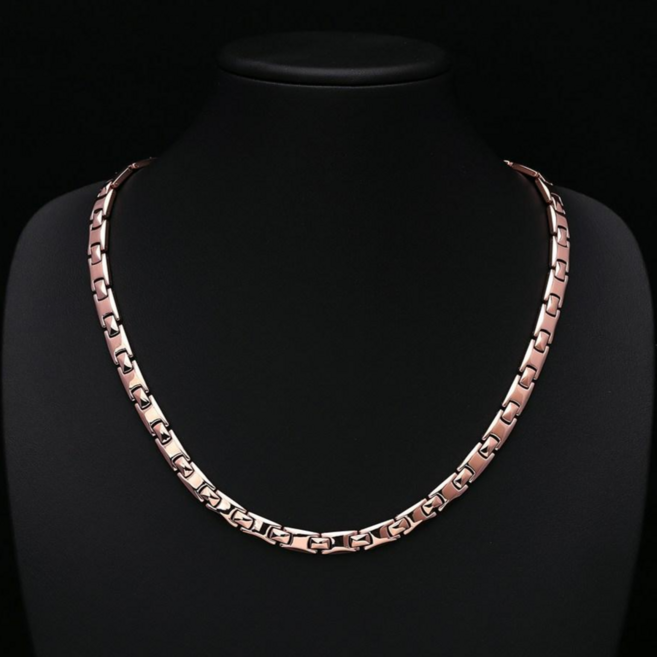 진주모아 NCURS-02 큐빅 티타늄 게르마늄 건강목걸이 전량 99.9998%, 1개