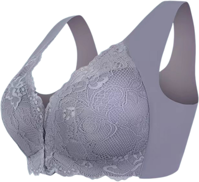 50-120kg 착용가능 빅사이즈 앞후크브라 큰가슴 보정 와이어 레이스 브라