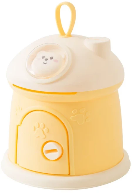 버섯 집 돈 은행 어린이 저장 및 가져갈 수 있습니다 만화 선물 돼지 저금통, 01 Yellow