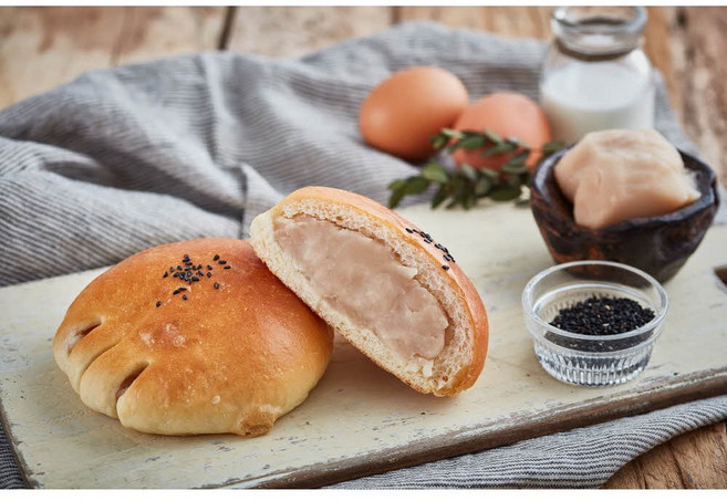 담백한 흰앙금빵 /10개 1박스 50개 1박스/무방부제/촉촉 수제빵 15가지품목/단팥 카스테라 포함/신선발송/학교.교회 단체간식/행사용대량구매가능, 10개, 80g