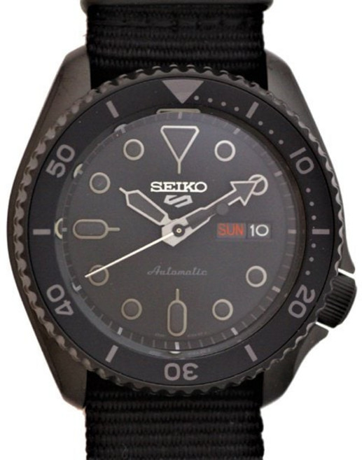 세이코 5 스포츠 IP 나일론 밴드 10BAR BK M SRPD79K1 252153