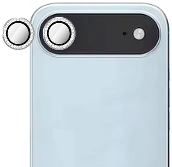 투에이비 아이폰 호환 메탈 카메라 강화유리, 2세트