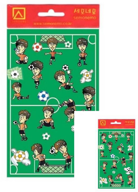 축구 1개입 포인트스티커 어린이스티커, 1개