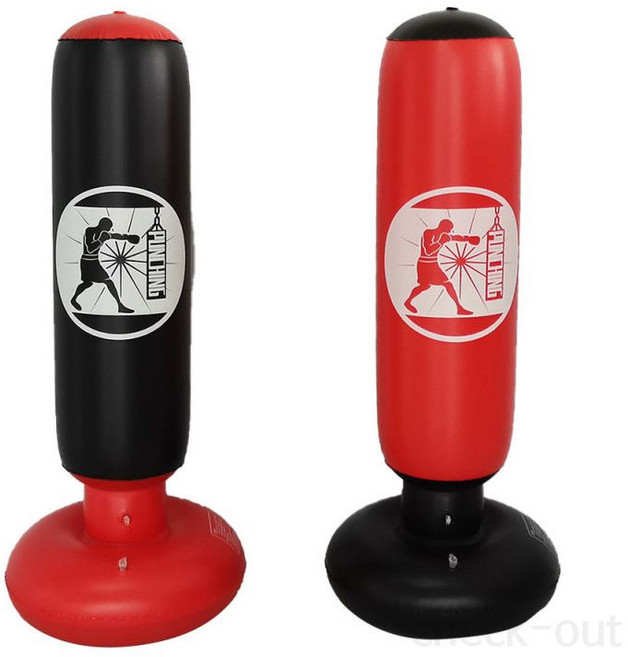 (2개배송) 복싱 펀치백 에어백 스탠딩 샌드백 체육관 훈련연습용, *장갑(단독판매 제품아님)