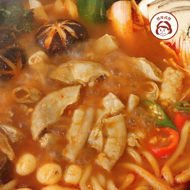 해썹인증 용자곱창 한우소곱창전골+야채+사리 구성-B(곱창+깐양), 한우소곱창전골 : 구성-B(곱창+깐양), 1세트, 700g