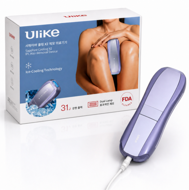 유라이크 사파이어쿨링 X2 IPL 레이저 제모기 UI20SDB-X, 이미지참고