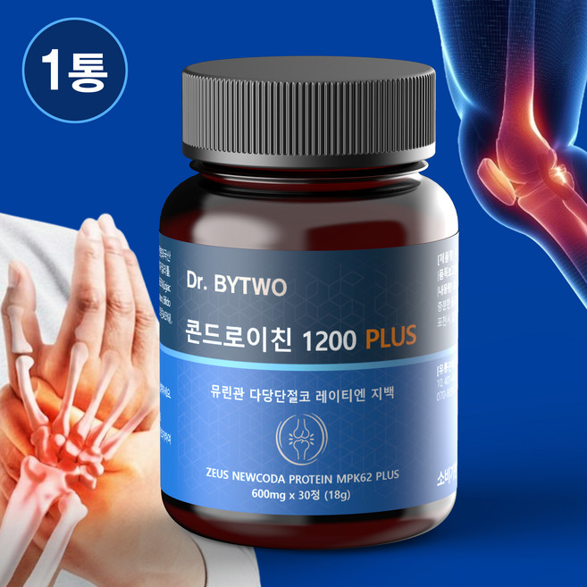 [특허성분 약사개발] 제이원 소연골 콘드로이친, 1개, 30정