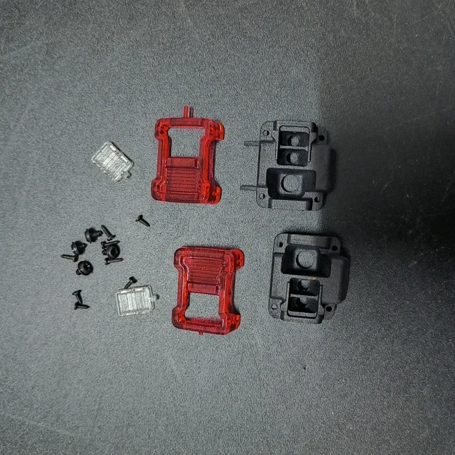 카포 지프 JK 맥스 부품. jkmax 랭글러 액세서리. rc 조명. 크롤러, 01 빨간색