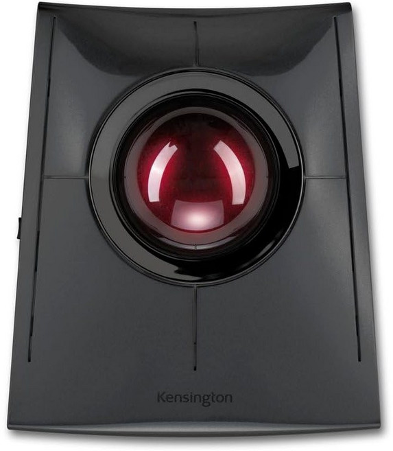 켄싱턴 Kensington Slimblade Pro 슬림 블레이드 프로 무선 트랙볼 마우스, 그레이, 트랙볼 레드