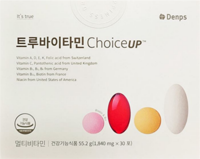 트루바이타민 초이스 공유 비타민 1840 mg x 30포, 1개