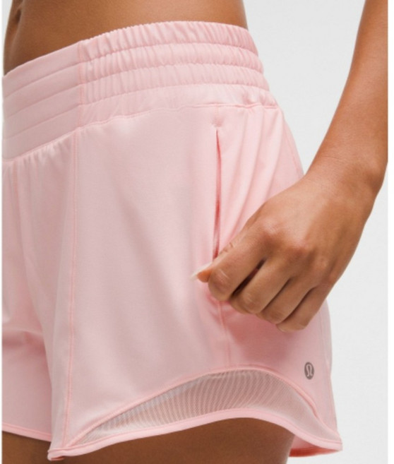 룰루레몬 핫티 핫 하이라이즈 라인드 쇼츠 4인치 러닝팬츠 바지