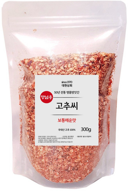 50년전통대현상회 국산 고추씨 300g, 1개