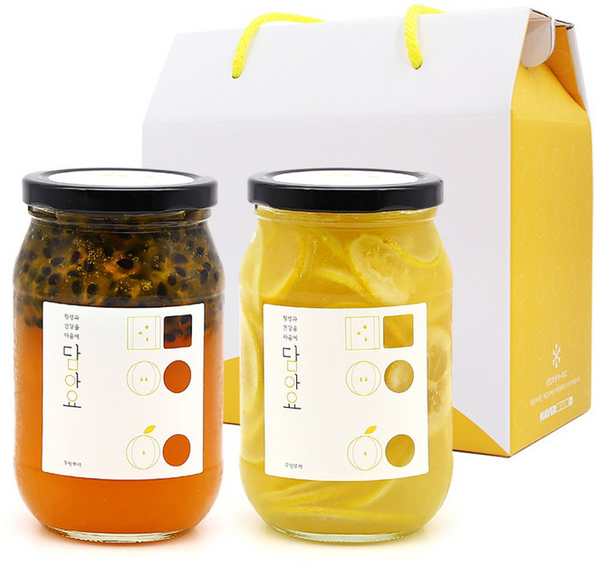 담아요 수제청 2구 선물세트, 2구선물세트, 1개