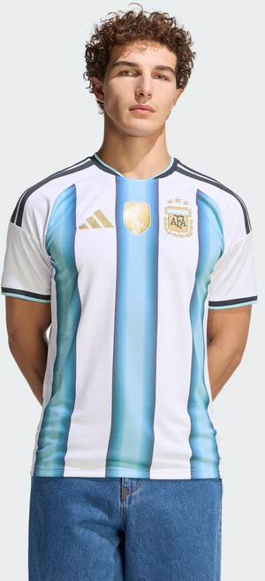 아디다스 [매장정품] 아르헨티나 홈 저지 유니폼 레플리카 AFA H JSY JM8396 기능성 티셔츠 축구 유니폼 레프리카