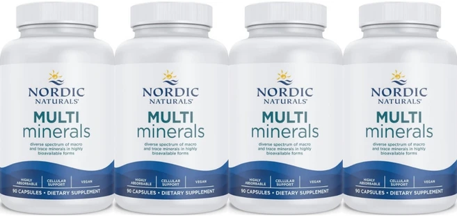 Nordic Naturals 노르딕네추럴스 멀티 미네랄, 4개, 90정 - 쿠팡