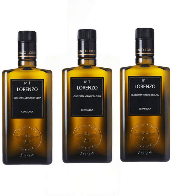 로렌조 Lorenzo N°1 엑스트라버진 올리브오일 500ml 3병, 3개