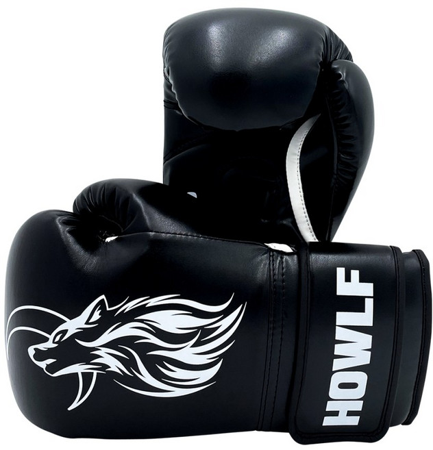 하울프 아테나 복싱글러브 / 권투 킥복싱 무에타이 MMA, 블랙/화이트, 1세트