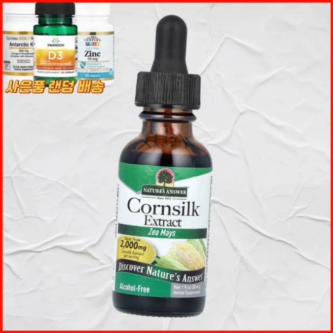 네이처로스 앤서 옥수수수염 추출물 알코올 무함유 2000mg 30ml 미국내수 네이처스, 1개 - 쿠팡