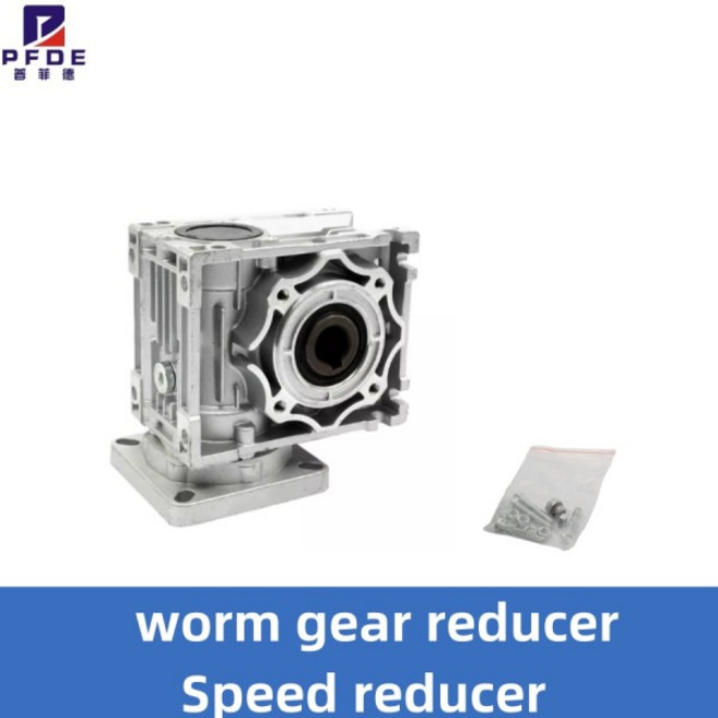 RV050 웜 기어 감속기 속도 14mm 입력축, 10 7.5 ratio 1, 01 기타, 02 input 19 FL80X80