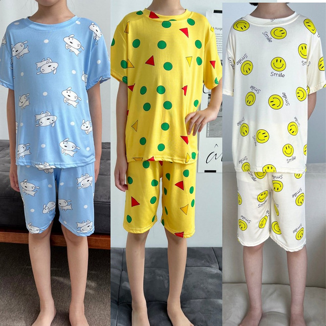 미니다 아동잠옷 여름 반팔 냉감 냉장고 주니어 키즈 어린이 초등학생