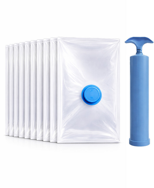 아크디 진공 이불 의류 압축팩 펌프 포함, 1세트, 5개입