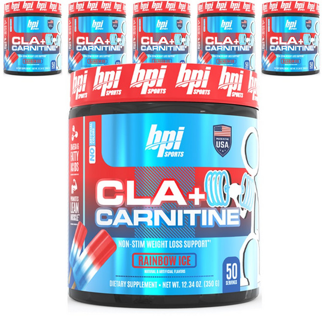 비피아이스포츠 CLA + 카르니틴 레인보우 아이스, 350g, 6개