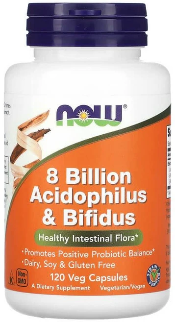 나우푸드 80억 유산균 애시도필러스 앤 비피더스 120정, 1개 - 쿠팡