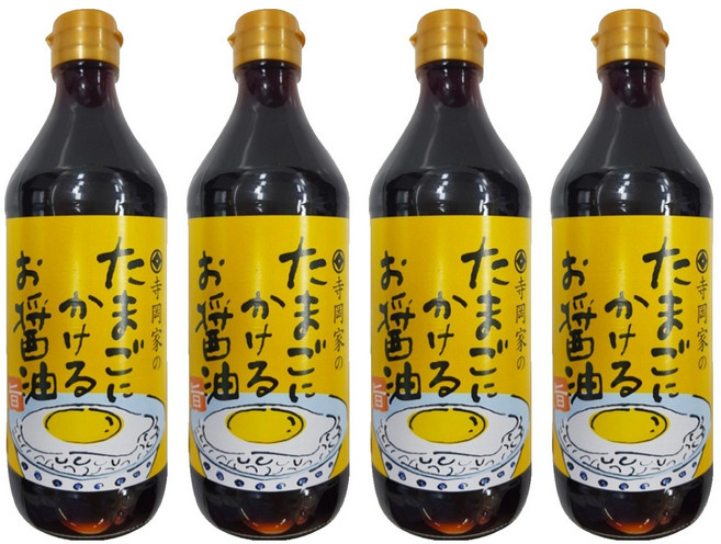 테라오카 타마고니카케루 오쇼유 소스, 500ml, 4개