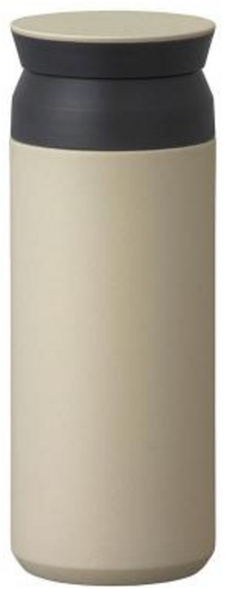 【日本 KINTO】TRAVEL TUMBLER 隨行保溫瓶 500ml - 多色《屋外生活》運動水壺 戶外, 象牙灰, 1個
