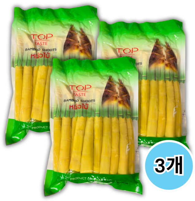 탑 뱀부 (BIG) TOP BAMBOO SHOOT YAI 900, 3개, 900g