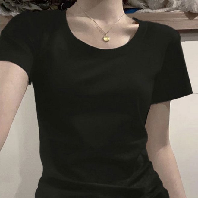 에스라이프 목선이 이쁜 기본면티 여성 반팔티 2개