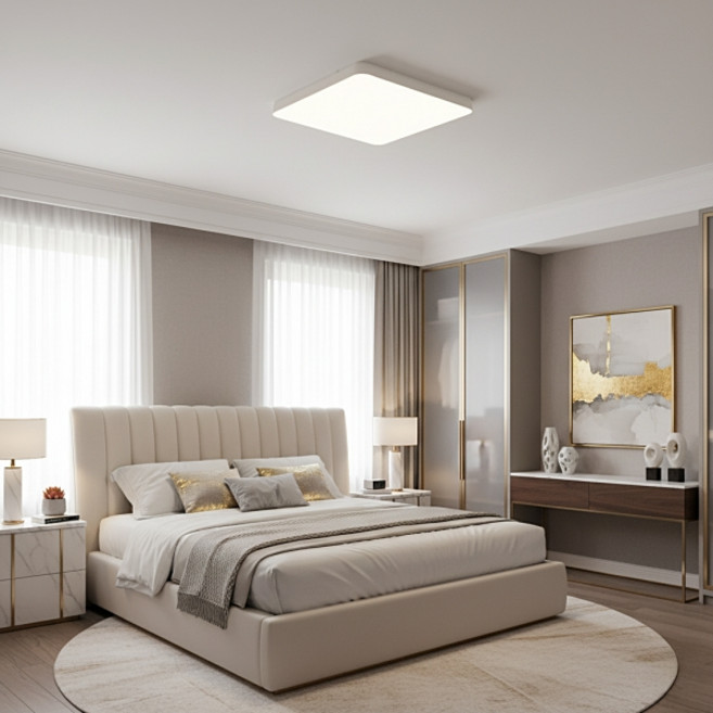 LED 삼성칩 시스템 방등 60W 초슬림 친환경 뛰어난 에너지절감 효과, 주광색(6500k)