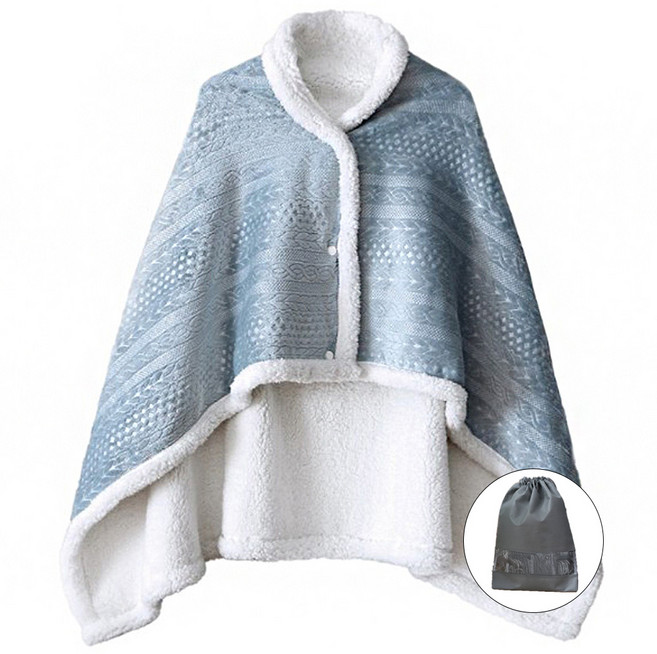 다세코 85x120cm엠보싱 짜임무늬 특이한무늬 담요 양털 플란넬 양면 두꺼운 담요 겨울 망토 무릎담요