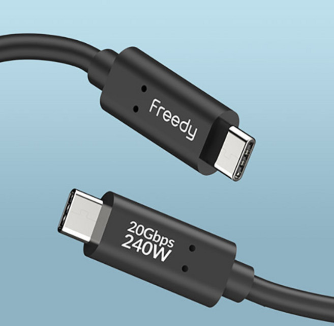 프리디 USB USB4(썬더볼트4) 240W 20Gbps 케이블 2M