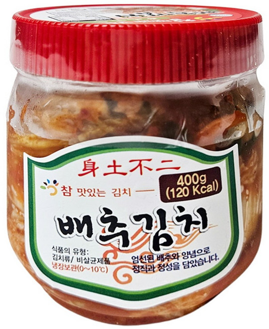 참맛있는배추김치(통) 400G㈜별빛, 1개, 400g
