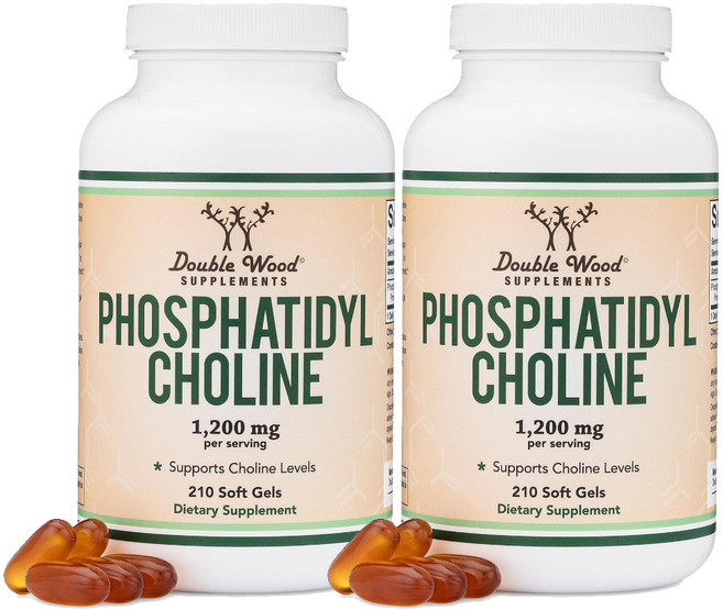 더블우드 포스파티딜콜린 1200mg 소프트젤, 210정, 2개
