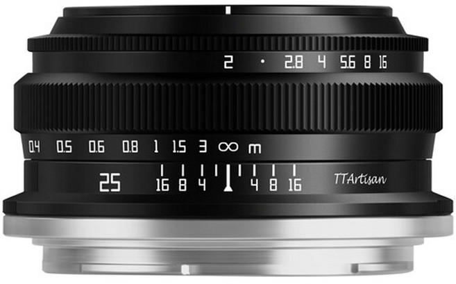 티티아티산 25mm F2.0 니콘 Z마운트 APS-C 블랙