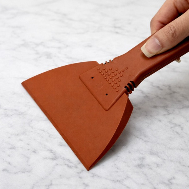 고무헤라 유리 바닥 벽 이물질제거 해라 틈새 스크래퍼 청소 끌칼, 1개