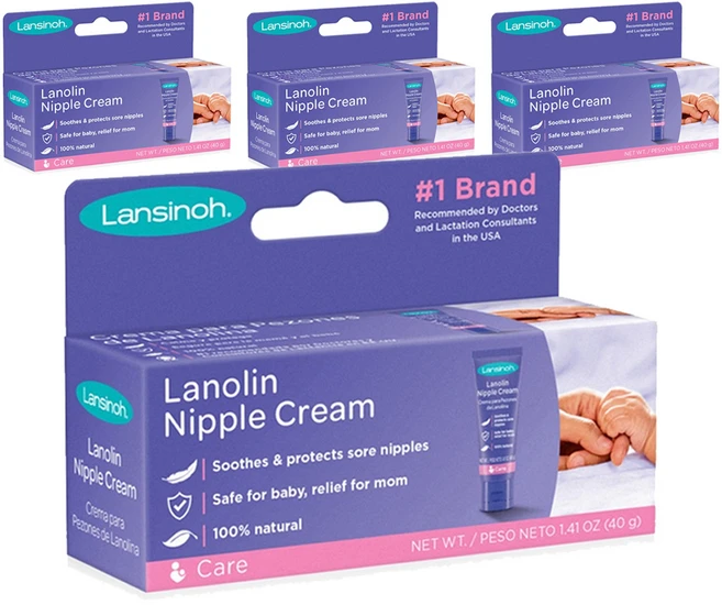 란시노 라놀린 니플 크림, 40g, 4개 - 쿠팡