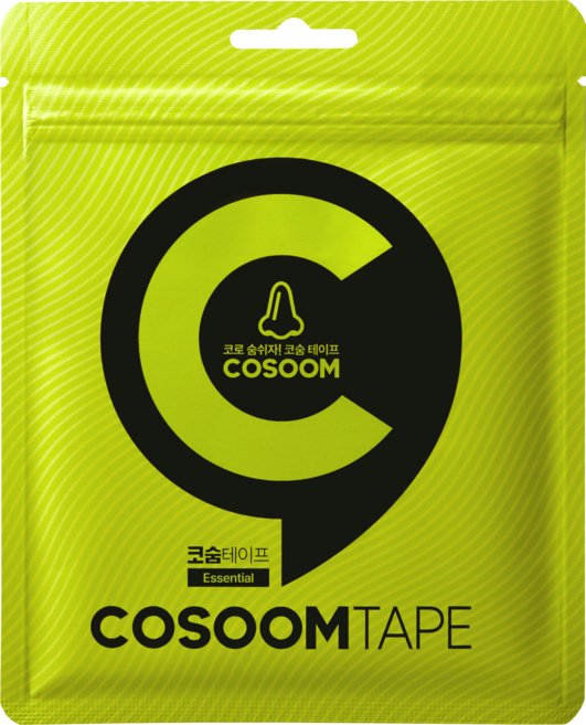 코숨 지진희 코숨테이프 에센셜 입벌림 방지 입술 수면 테이프 이우정 한의사 입 막음 밴드 60매, 1개